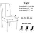 thumbnail image 4 of 4pcs/set Chair Covers For Dining Room Dining Chair Covers, 4 of 5