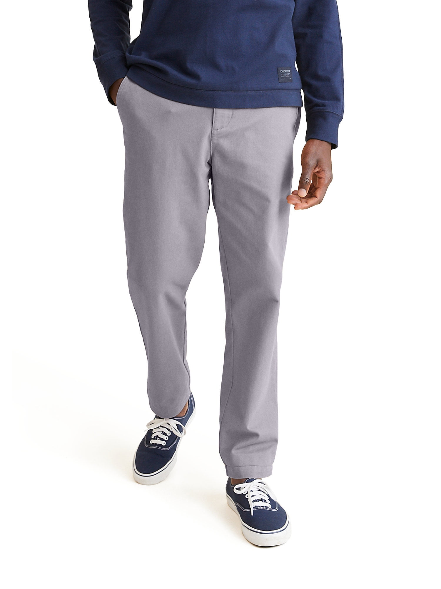 Men's Dockers Comfort Touch Classic Fit 1/4 Brown Zip Cotton Sweater Beige 