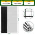 thumbnail image 1 of Kojooin Hardware Cloth Chicken Wire Fence, Galvanized Steel Mesh Roll for Garden, Poultry Netting, Snake Fence or Tree Guard, 1 of 7