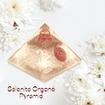 thumbnail image 2 of Selenite Orgone Pyramid Energy Generator | For Success, Protection, Healing, Reiki | Energy Balancing Tool, Purifier Chakra, Detoxification & Meditation, 2 of 2