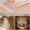 thumbnail image 3 of 20 pcs Clear Plastic Hair Combs for Women Wedding and Bridal Use, 3 of 10