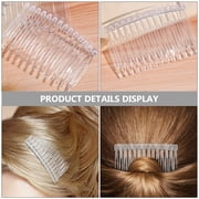 20 pcs Clear Plastic Hair Combs for Women Wedding and Bridal Use