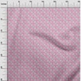 thumbnail image 3 of oneOone Viscose Chiffon Pink Fabric Paw Fabric For Sewing Printed Craft Fabric By The Yard 42 Inch Wide, 3 of 4