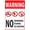 Warning Sign 2, variant on Warning Mom's Parking Only Towed Funny Sign 8"x12" - Aluminum Metal Tin Novelty Decor for Home Business Indoor Outdoor