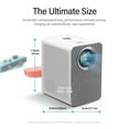 thumbnail image 2 of AUN ET50 Mini Projecteur LED Intelligent 4 Pouces 180 Lumens 1920x1080P, Prise US, 2 of 8