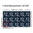 thumbnail image 3 of Feelyou Cartoon Groovy Fabric by the Yard 2 Yards for Girls, Rustic Daisy Flower Home Decor Fabric by the Yard, Leaf Botanical Sewing Fabric, Microfiber Bedroom Decor, 3 of 6