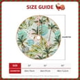 thumbnail image 4 of Kll Watercolor Palm Tree Christmas Tree Skirt ,Party Decorations Farmhouse For Christmas Decorations Holiday Party, 4 of 8