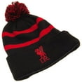 thumbnail image 4 of Liverpool - Bonnet à Pompon Noir et Rouge, 4 of 4