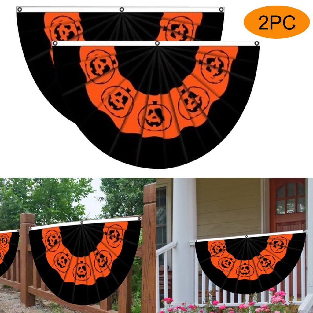 Excellent 2PCNew Halloween Flag Surrounding Decoration