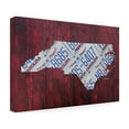 thumbnail image 4 of Trademark Fine Art 'North Carolina License Plate Map' Canvas Art by Design Turnpike, 4 of 4