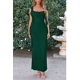 thumbnail image 6 of PRETTYGARDEN Women's Summer Long Formal Wedding Guest Dress Sleeveless Ruffle Cocktail Party Maxi Bodycon Dresses, 6 of 7
