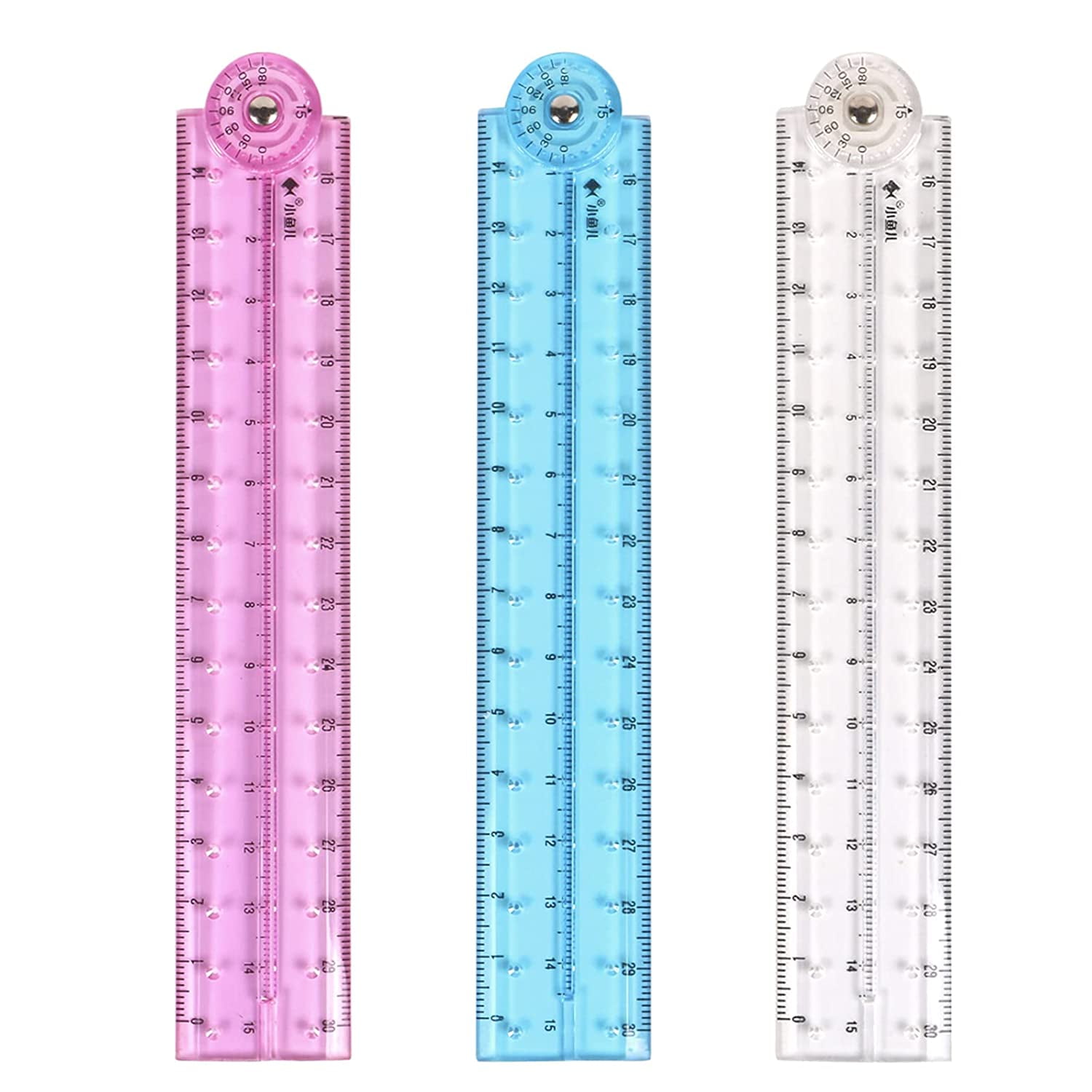 30 Cm Multifunction Foldable Ruler, School, Office, Student Ruler, Cute  Plastic Ruler 
