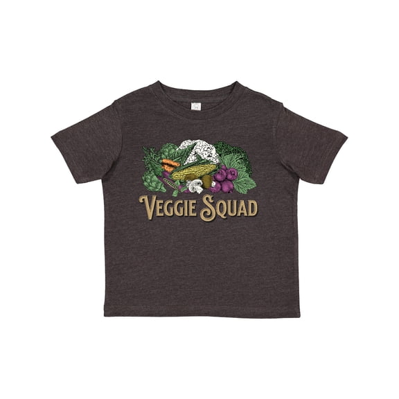 Inktastic Veggie Squad Vegan Vegetarian Boys or Girls Toddler T-Shirt