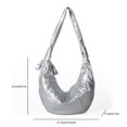 thumbnail image 4 of Bolso Croissant Crescent Bag para Mujer Casual PU Cuero Moderno Bandolera, 4 of 9