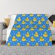 thumbnail image 1 of Balery Cute Yellow Rubber Ducks Manta de Franela con Dibujo, Lujo Ultra Suave y Cálido, Antipelusa y Resistente a las Arrugas para Cama, Sofá, Camping -40"x30", 1 of 6