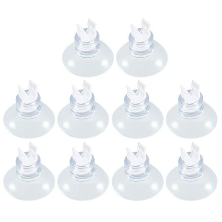 

Uxcell 1 Inch Dia Window Wall Suction Cup Hook Sucker Hanger Polishing Clear 10 Pack
