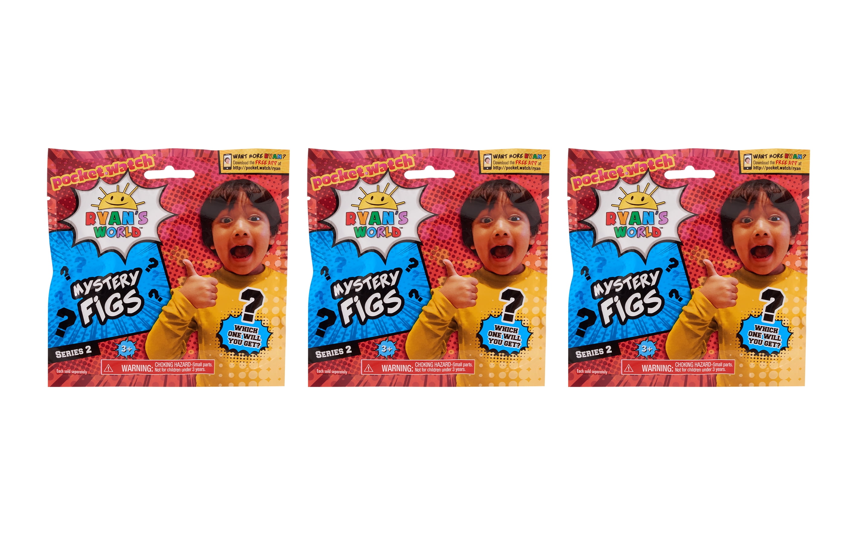 Ryanâs World Mystery Figs â Series 2 Bundle Pack (3-pieces) - Walmart.com - Walmart.com