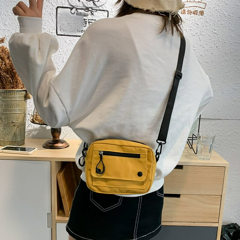 1PC Japanese Style Canvas Shoulder Bag Travel Bag Messenger Bag