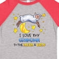 thumbnail image 4 of Inktastic I Love My Grandma to the Moon and Back Cute Sheep Boys or Girls Toddler T-Shirt, 4 of 5