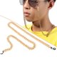 thumbnail image 4 of Aleación de moda Unisex hombres mujeres gafas cadena anillo grande gafas cordón correa cuerda, 4 of 8