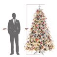 thumbnail image 6 of imerelez 7ft Automatic Tree Structure Single-Sided Pe PVC Material Green Flocking 1687 Branches 450 Lights Warm Color 8 Modes Christmas Tree, 6 of 8