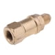 thumbnail image 5 of ra a presión gira la herramienta de conector de acoplamiento de manguera de latón de 18 mm M a 18 mm F Soledad Adaptador de manguera para lavadora a presión, 5 of 6