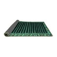 thumbnail image 2 of Ahgly Company Indoor Round Abstract Turquoise Blue Modern Area Rugs, 4' Round, 2 of 4