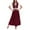 Red, variant on WTXUE Dresses for Women Clearance, Crew Neck Germany Oktoberfest Womens Retro Dress Dress Stage Performance Dress Short Sleeve (Brown, L)