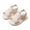 Beige, variant on Mgmyaa Girls Soft Sole Breathable Sandals for Casual Play Comfortable Hook-and-Loop Non Slip Infant Summer Footwear