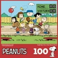 thumbnail image 4 of Peanuts 100 Piece Jigsaw Puzzle - Baseball, 4 of 6