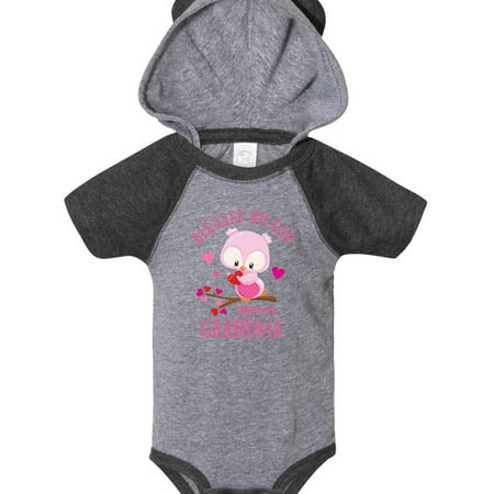 

Inktastic Spoiled By GM Val Owl Gift Baby Girl Bodysuit