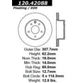 thumbnail image 2 of Centric 120.42088 Premium Brake Rotor Fits select: 2009-2014,2016-2023 NISSAN MAXIMA, 2 of 2