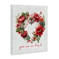 thumbnail image 3 of Stupell Industries So Loved Romantic Heart Wreath Canvas Wall Art, design by Lettered and Lined, 20 x 16, 3 of 7