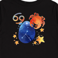thumbnail image 4 of Inktastic Cancer Crab Constellation Zodiac Sign Illustration Boys or Girls Long Sleeve Toddler T-Shirt, 4 of 5