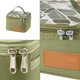 thumbnail image 5 of Organizador de condimentos para exteriores para acampar y hacer senderismo, kit de bolsa y contenedor para botellas de condimentos para acampar con asa, paño para almacenamiento de condimentos, 5 of 6