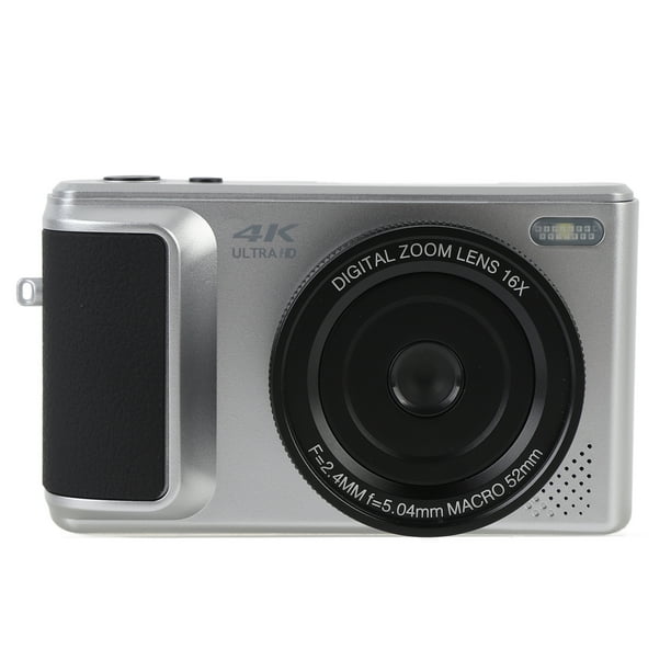 Cámara Digital Ultra HD de 64MP Con Zoom de 16x, Enfoce Autico, Grabación de video 4K, Pantalla Abatible de 180, Múltiples Filtros de Belleza para selfies, Fotos y