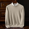 thumbnail image 2 of successthop Sweater Long Sleeve Crew Neck Slim Knitwear Solid Winter Fall Trendy Casual Pullover Outwear, 2 of 6