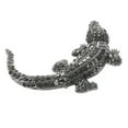 thumbnail image 2 of Large Alligator Rhinestone Brooch, 2 of 3