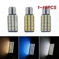 thumbnail image 2 of High Brightness T10 W5W 3014 SMD LED Bulbs, Error-Free Canbus, Ice Blue & Warm White 4000K-6000K, Side Marker Replacement for Cars, 2 of 5