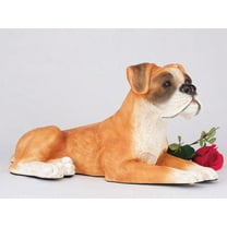 Boxer Ears Down Cremation Pet Urn for a Dog Memorial in remembrance of your beloved family pet