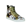 thumbnail image 2 of Mens High Top Shoes FIESSO by AURELIO GARCIA Chain Medusa Celebrity 2421 White, 2 of 9