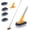 Yellow, variant on PETGLE Tub Scrubber with Long Handle, 58" Extendable 3 in 1 Tub Cleaner Brush with Long Handle, No Scratch Shower Cleaning Brush for Bathtub, Bathroom Ceilings, Toilet, Kitchen, Floor