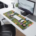 thumbnail image 2 of Long Mouse Pads for Desk,Pioneer Flower Floral Print Pattern Desk Mats on Top Of Desks, Desk Mouse Pad Extra Large with 3mm Non-Slip Base and Stitched Edge for Gaming,Office,Work,Home 31.5"x11.8", 2 of 6