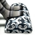 thumbnail image 3 of Penguin Foot Rest, Animal Print Themed Continuous Pattern with Birds, Non-Slip Backing Adjustable Ergonomic Memory Foam Leg Support for Office, Slate Blue Pale Blue, by Ambesonne, 3 of 5