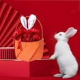 thumbnail image 2 of Huanglei Easter Bunny Party Tote With Handle For Candy Eggs And Holiday Celebration, 2 of 6