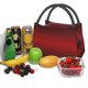 thumbnail image 3 of Balery Red Geometric Bolsa de Aislamiento Portátil – Bolsa de Almuerzo con Forro de Aluminio Mejorado, Funda Impermeable y Fácil de Limpiar para Picnic y Caja de Almuerzo, 3 of 6