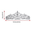 thumbnail image 2 of WINDLAND Women Kids Tiara Crowns with Comb Pins Imitation Crystal Glitter for Rhinestone, 2 of 21
