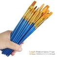 thumbnail image 5 of Moocorvic Acrylic Paint Brush Set 2Packs/20 Pcs Nylon Hair Brushes For All Purpose Oil, 5 of 5