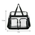 thumbnail image 3 of Aihimol Transparent Handbag Transparent Bag Portable Fashionable Women's Shoulder Bag Storage Bag, 3 of 8