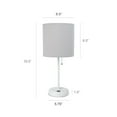 thumbnail image 7 of Elegant Designs Mini Modern Bankers Desk Lamp with Touch Dimmer Control Base Brushed Nickel, 7 of 7